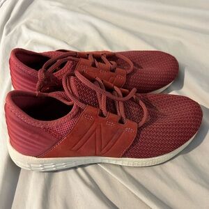 Deep red New Balance Fresh Foam Cruz size 8.5